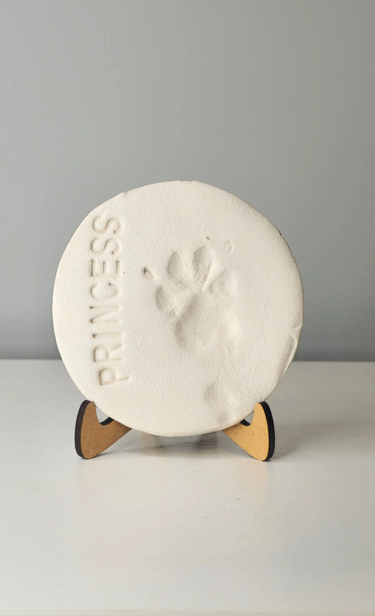 Clay Paw Print