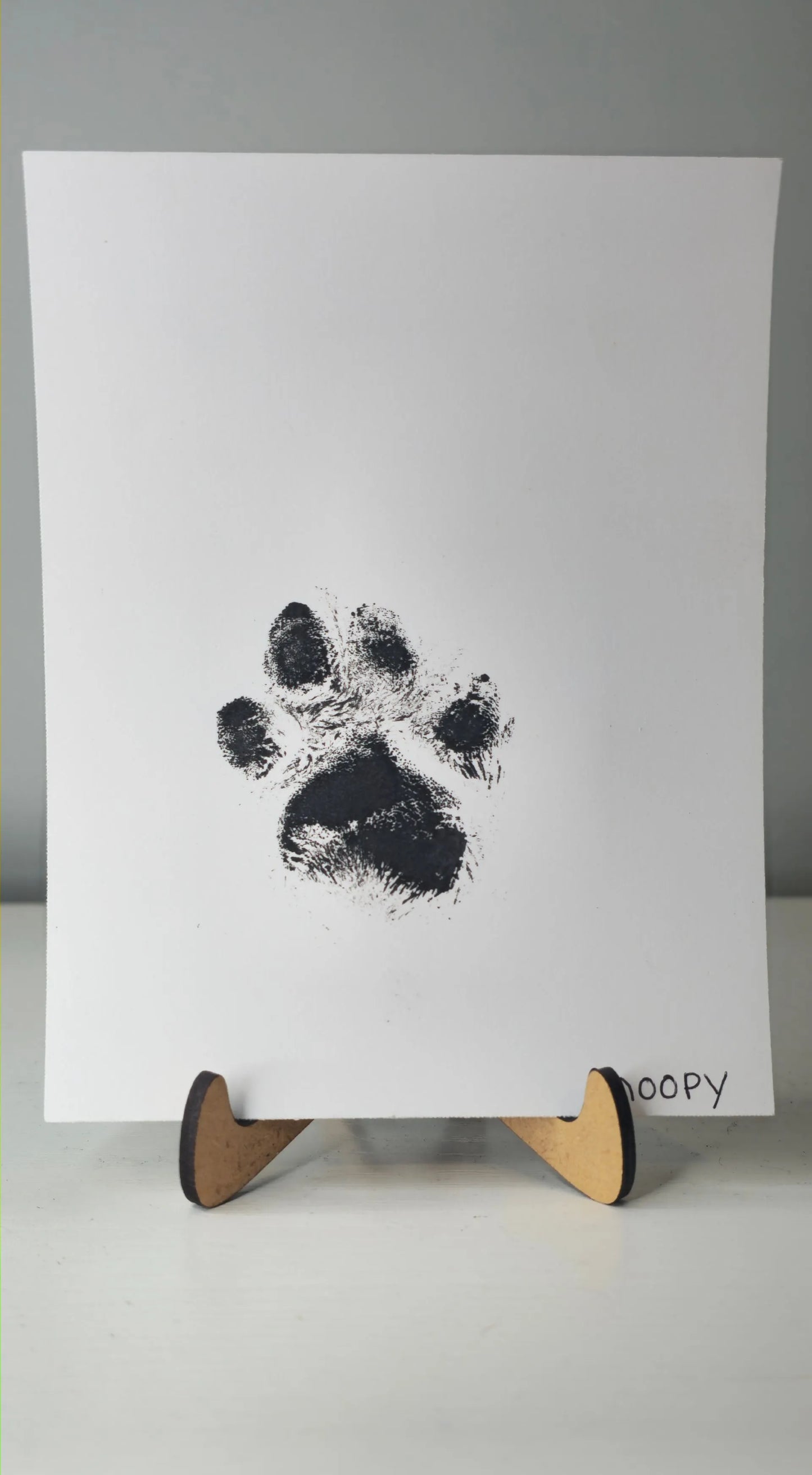 Ink Paw Print